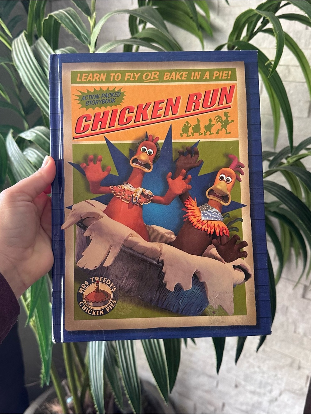 Chicken Run Movie Action Packed Hardback Full Color 2000 Vintage Storybook